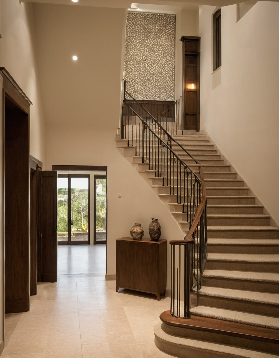 Stairs, lifts, doors, and exits must satisfy both privacy and Saudi circulation rules planning reference